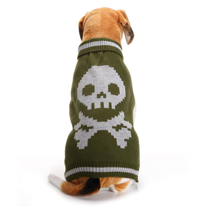 Halloweek - Halloween Skeleton Pattern Pet Sweater