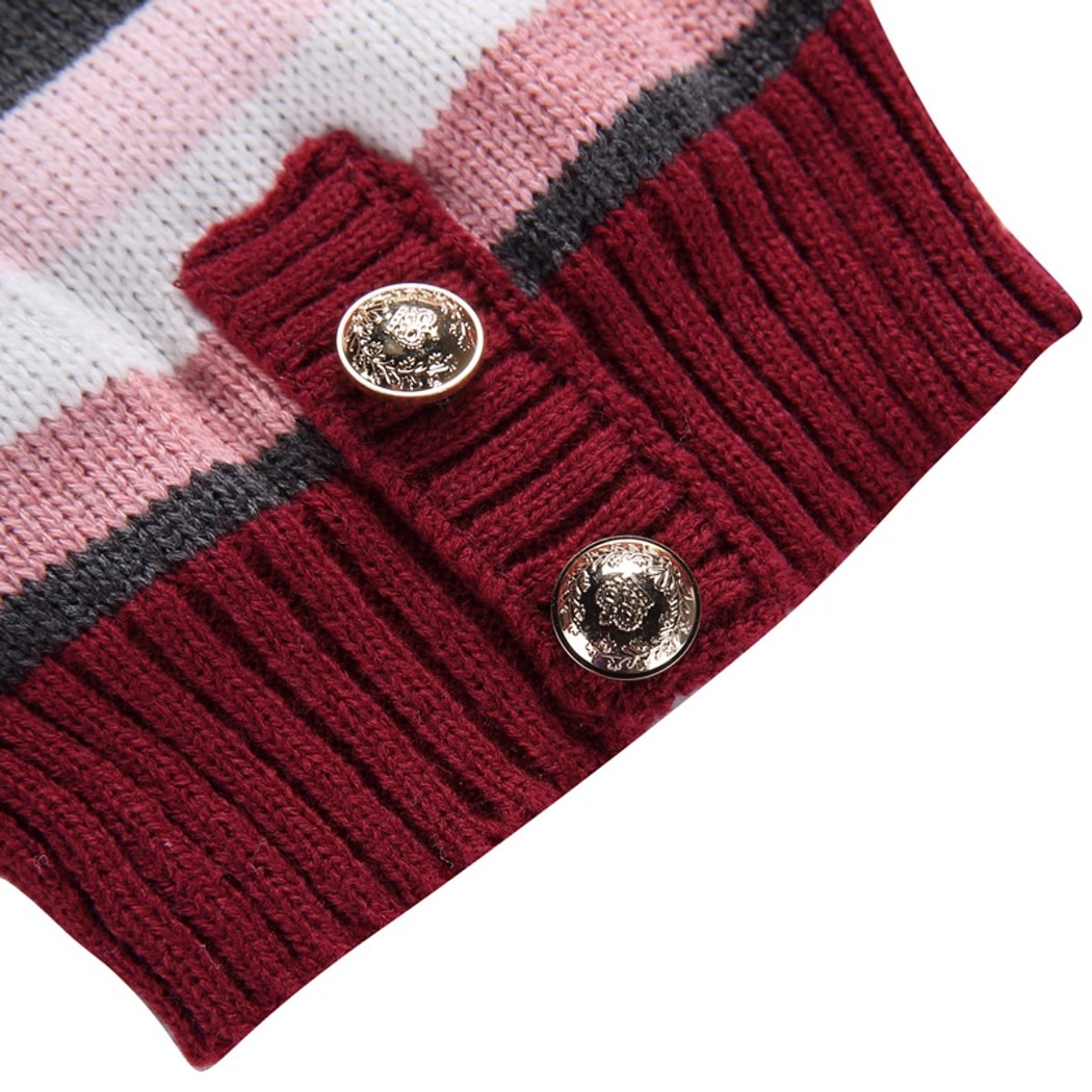 Ozzie - Colorful Striped Dog Sweater