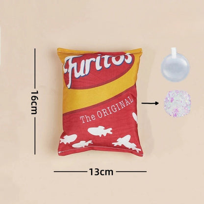 Petkin - Chip-Bag Shape Plush Dog Toy
