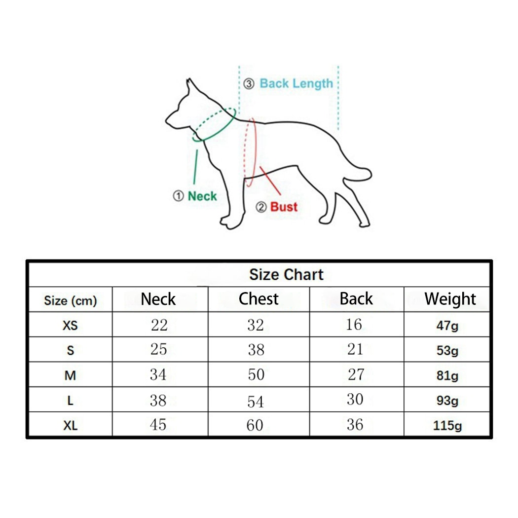 Ozzie - Leopard Pattern Quilted Pet Clothing Vest
