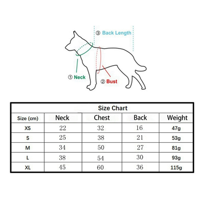 Ozzie - Leopard Pattern Quilted Pet Clothing Vest