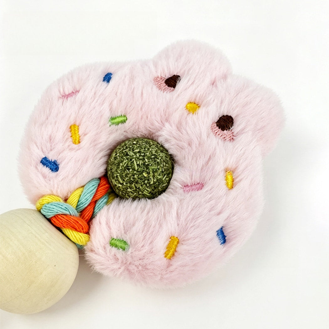 Moo - Plush Character Face Ball Accent Cat Toy
