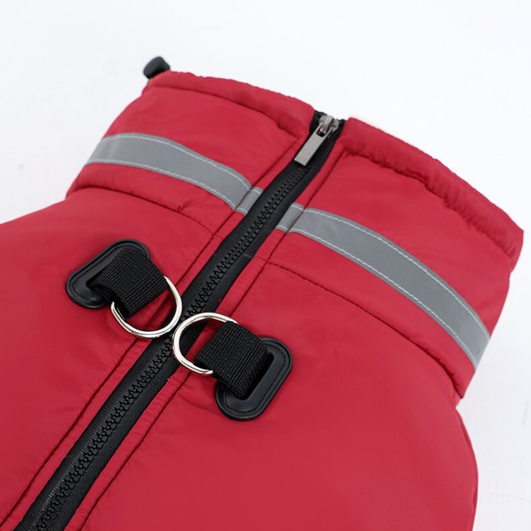 Ozzie - Dog Winter Coat with Leash Opening Jacket