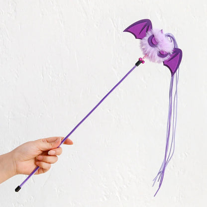 Petkin - Purple Bat Cat Teaser Wand