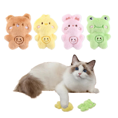 Moo - Fuzzy Plush Animal Shape Cat Toy