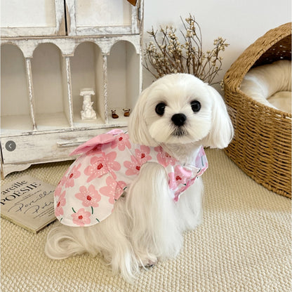 Ozzie - Floral Bow Dress for Dogs and Cats Dress