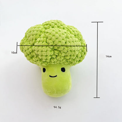 Petkin - Vegetable Character Plush Play Dog Toy