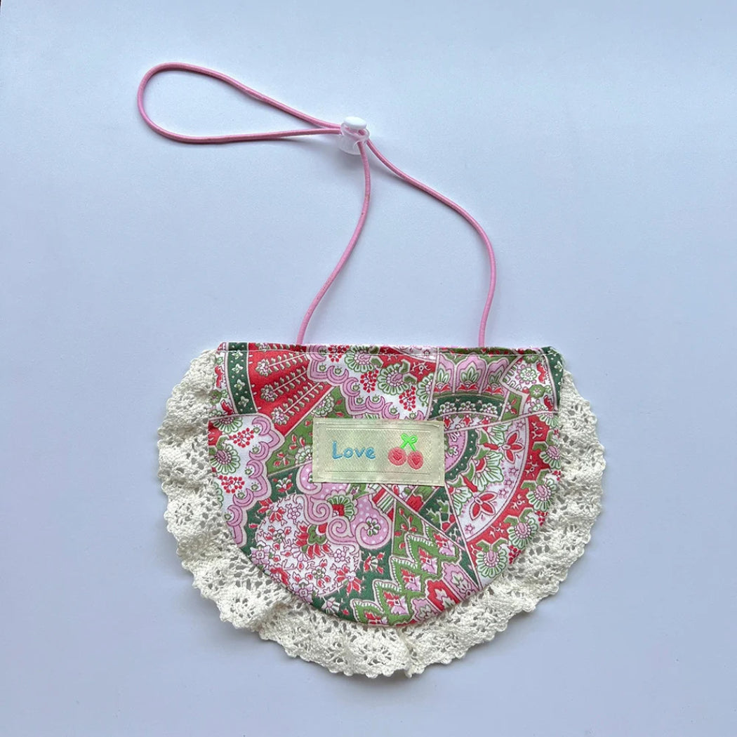 Mokka - Floral Print Pet Bandana Neckwear
