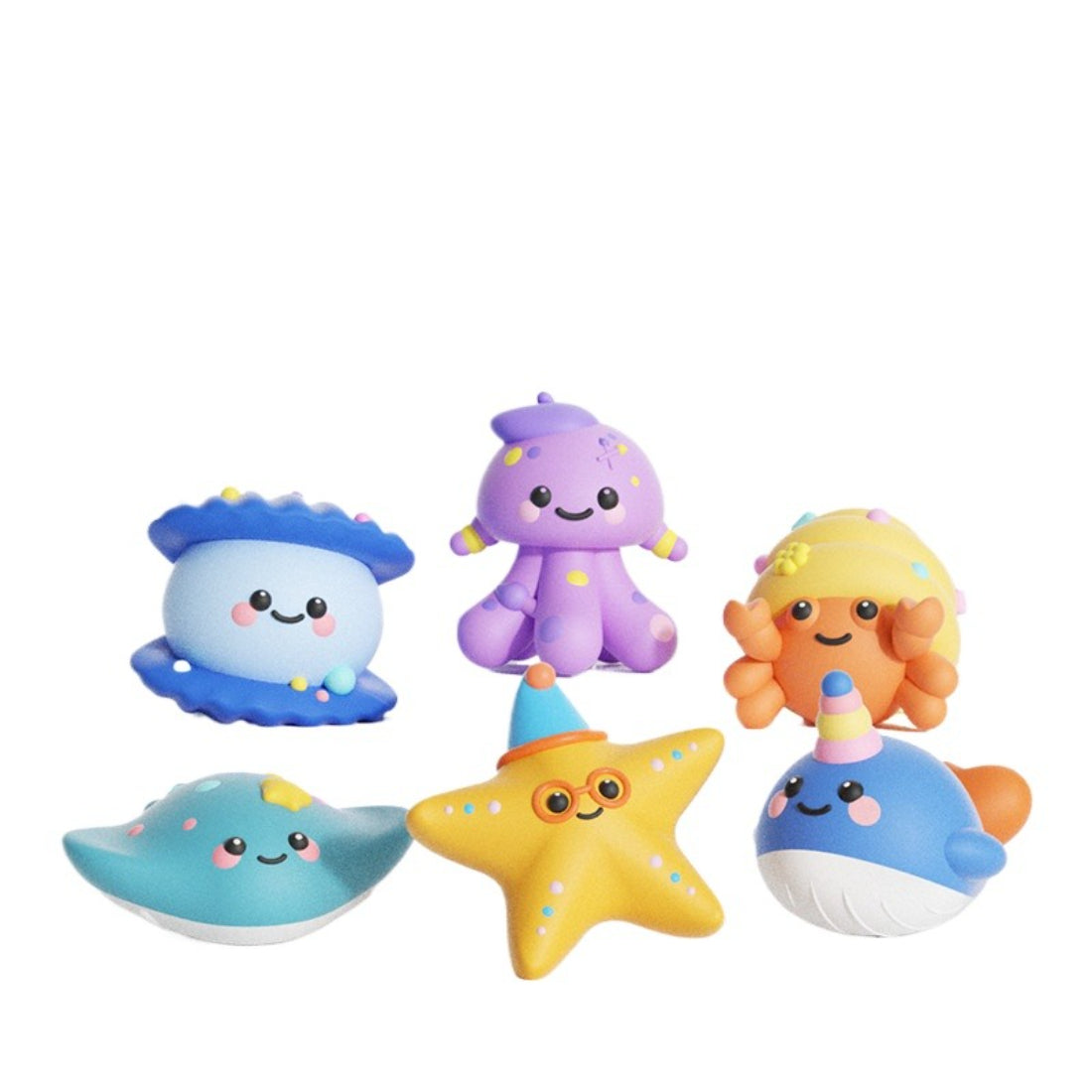 Petkin Ocean Animal squeaky dog toy shaped like a blue whale