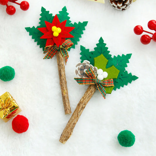 Christmoo - Festive Holiday Catnip Stick Toy