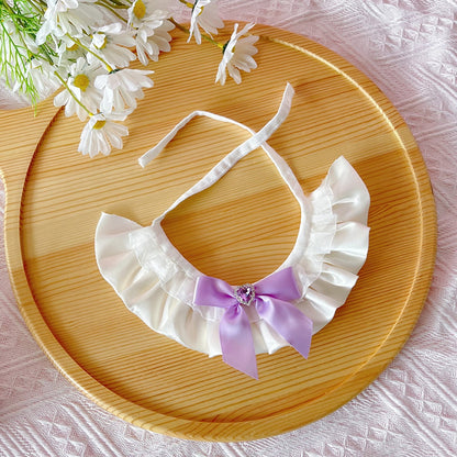 Mokka - Heart Bow Princess Style Cat Collar