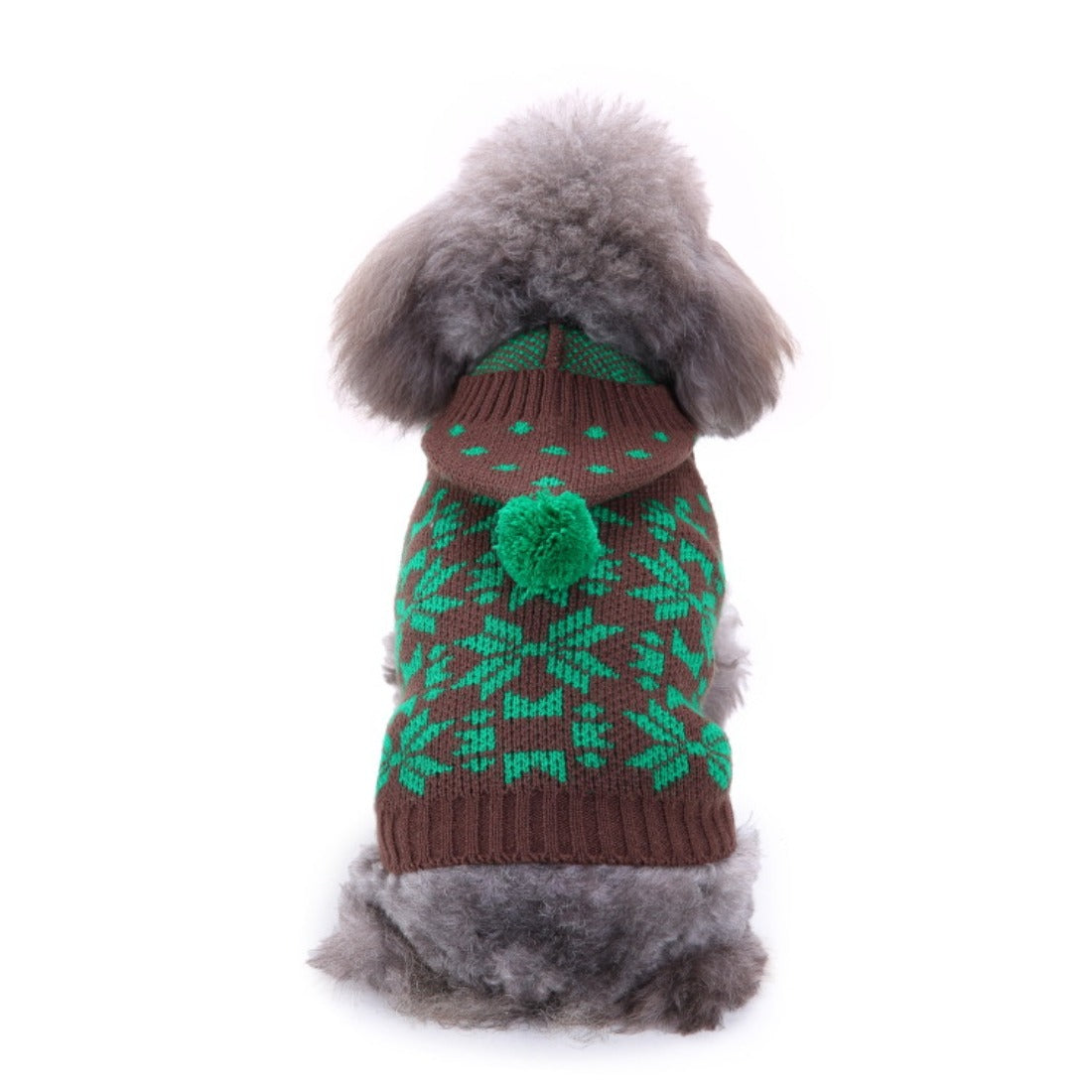 Christmoo - Snowflake Pattern Fall-Winter Sweater for Small To Medium Pets