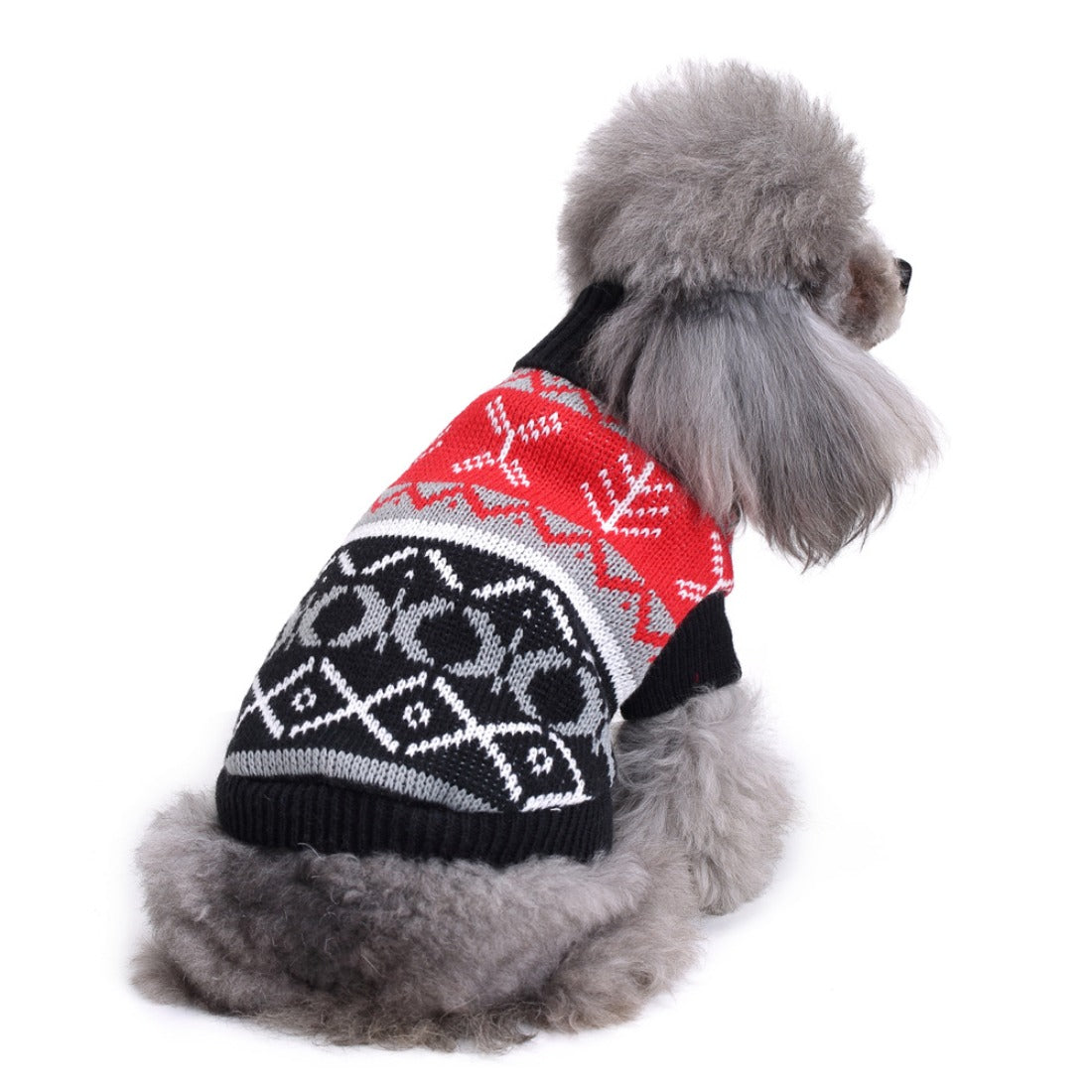 Chrismoo - Colorful Fall-Winter Sweater for Small to Medium Pets