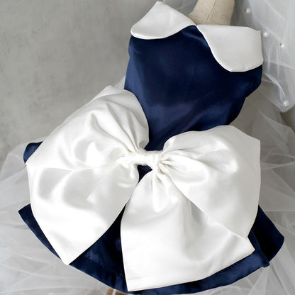 Ozzie - Large Bow Pet Dress