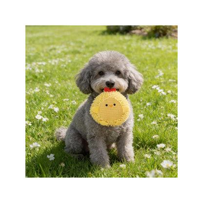 Petkin Shaggy Animal Friend dog toy with visible stitching and soft stuffing