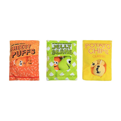 Petkin - Snack-Bag Pouch Plush Dog Toy