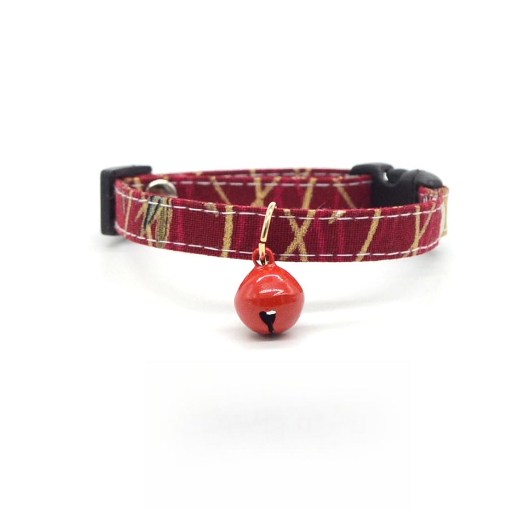 Mokka - Playful Red Trendy Prints Pet Collar