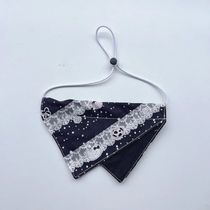 Mokka - Star Print Ruffle Pet Neckwear