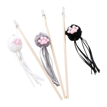 Moo - Cat Paw Tassel Teaser Wand