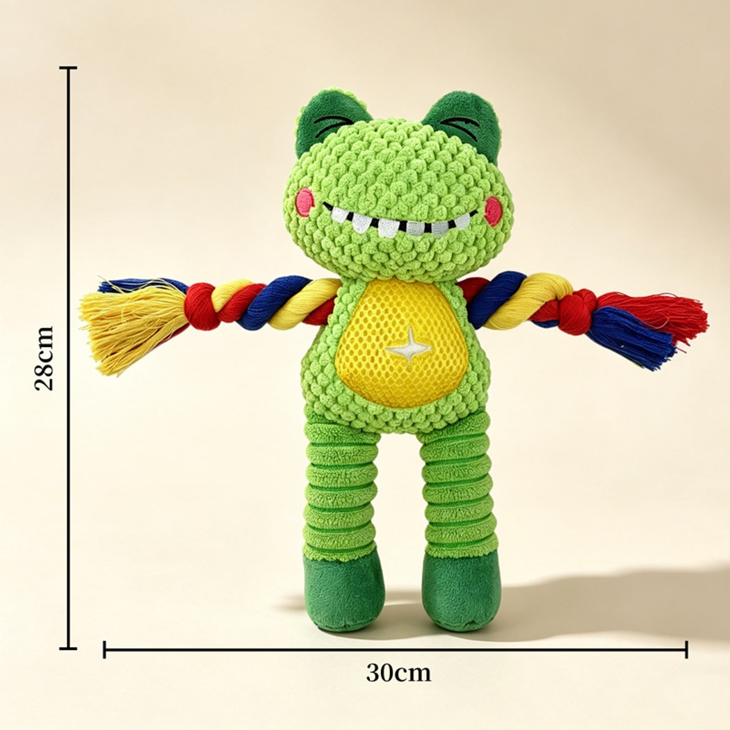Petkin - Animal Character Interactive Plush Dog Toy