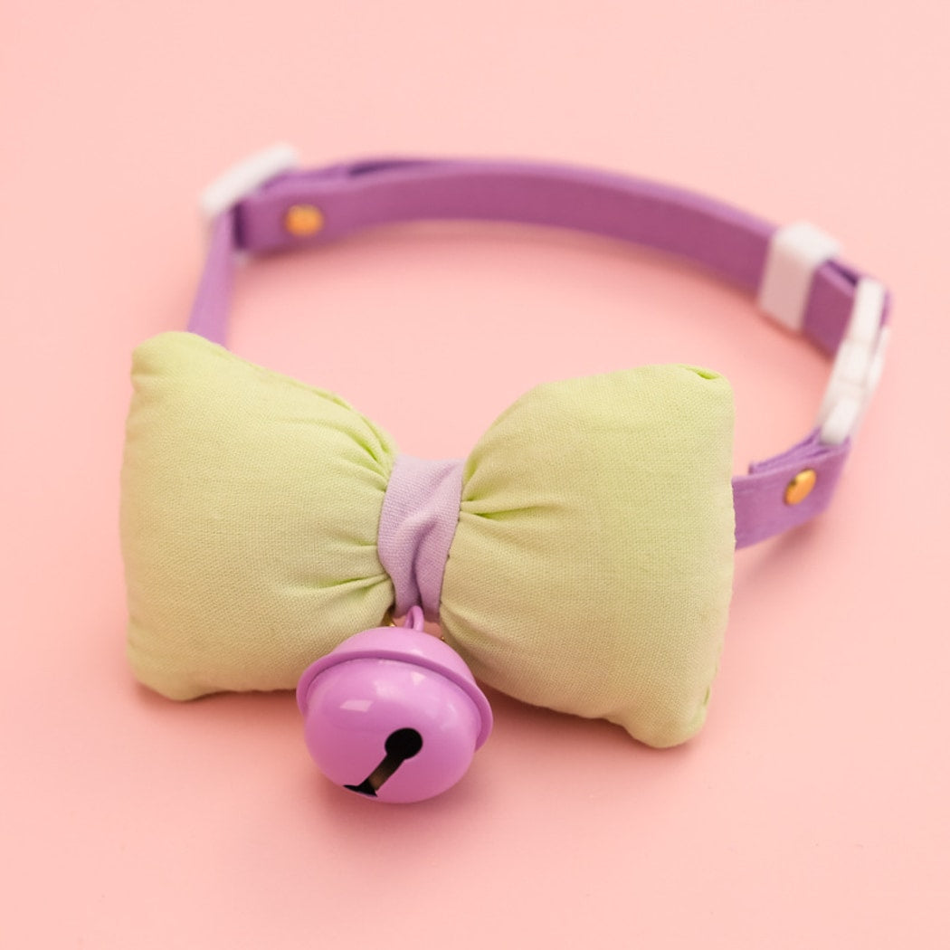 Mokka - Bow Bell Adjustable Cat Collar