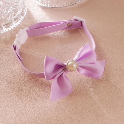 Mokka - Princess Style Bow Detail Cat Collar