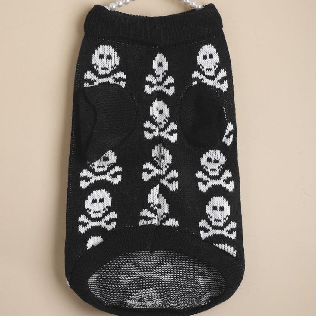 Halloweek - Halloween Skull Graphic Dog Sweater