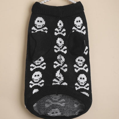Halloweek - Halloween Skull Graphic Dog Sweater