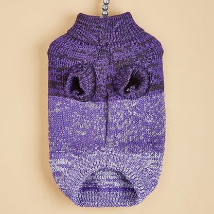 Ozzie - Gradient Turtleneck Pet Knit Sweater