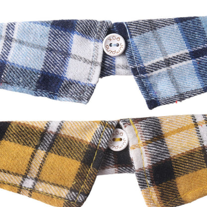 Mokka – Flannel Shirt Collar Breakaway Cat Collar