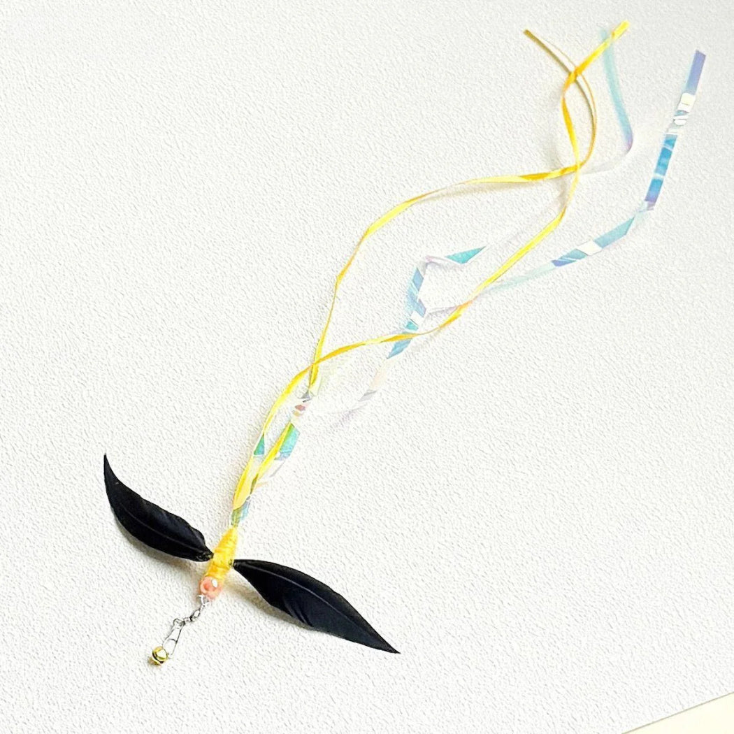 Moo - Feather Dragonfly Teaser Cat Refill Toy