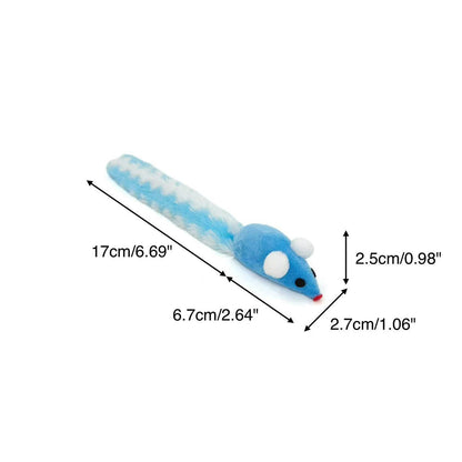 Moo - Rainbow Tail Mouse Cat Toy