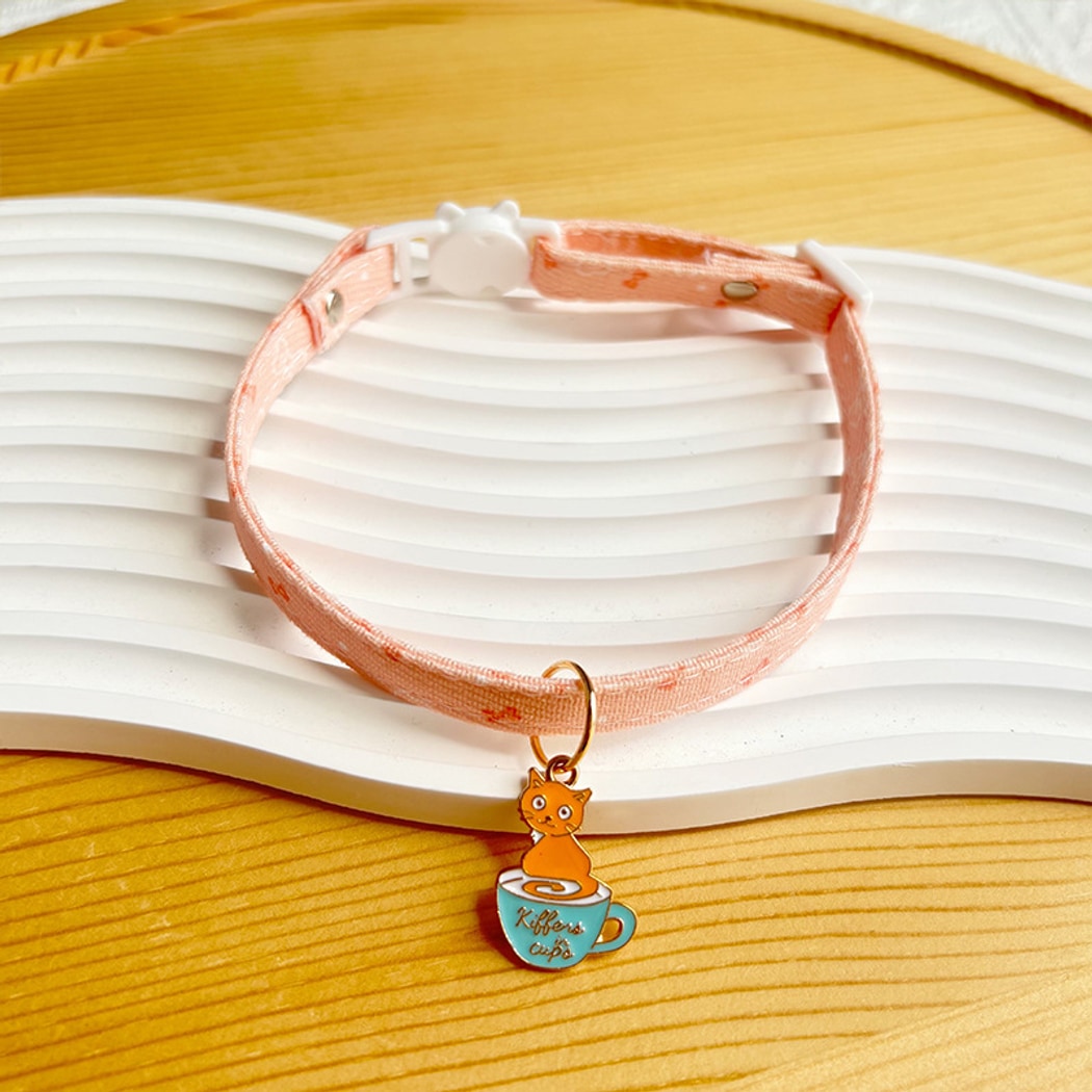 Mokka - Cute Princess Style Cat Collar with Pendant