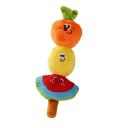 Petkin - Playful Fruit Skewer Crinkle Plush Dog Toy