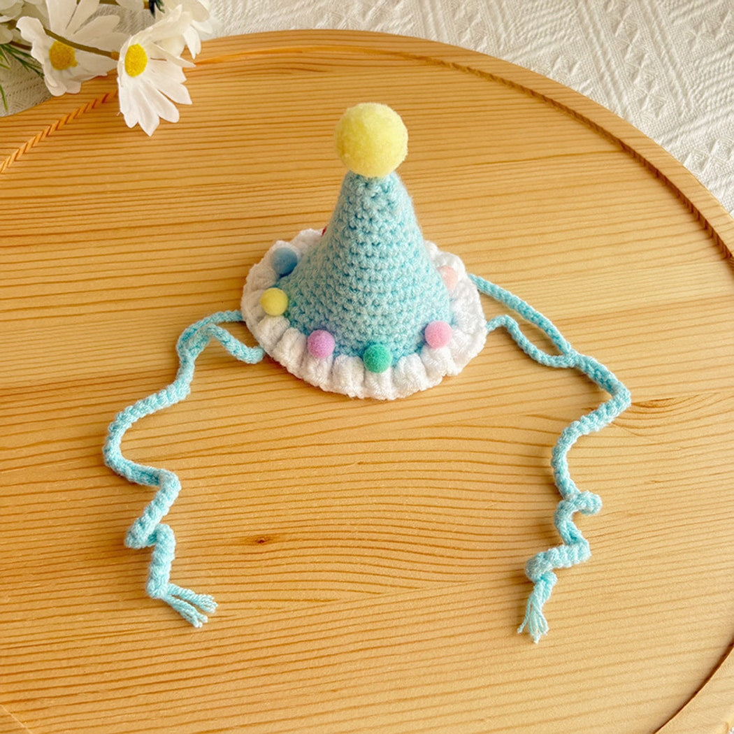 Ozzie - Ice Cream Pet Birthday Hat and Bib