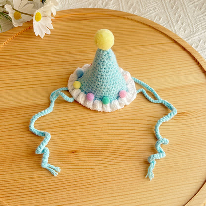Ozzie - Ice Cream Pet Birthday Hat and Bib