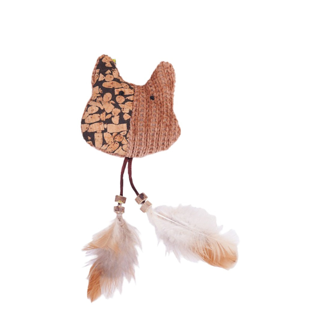 Moo – Feather Plush Cat Toy