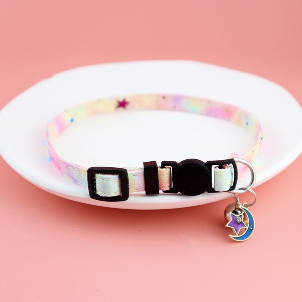 Mokka - Star Print Bow Cat Collar
