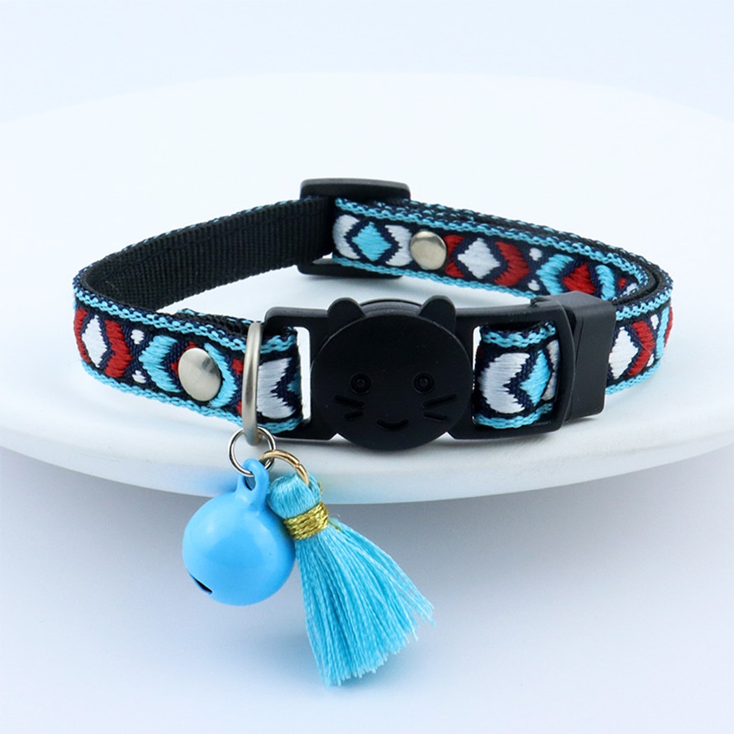 Mokka - Vintage Geometric Patterns Cat Collar