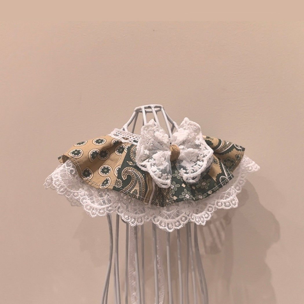 Mokka - Small Floral Pet Bib