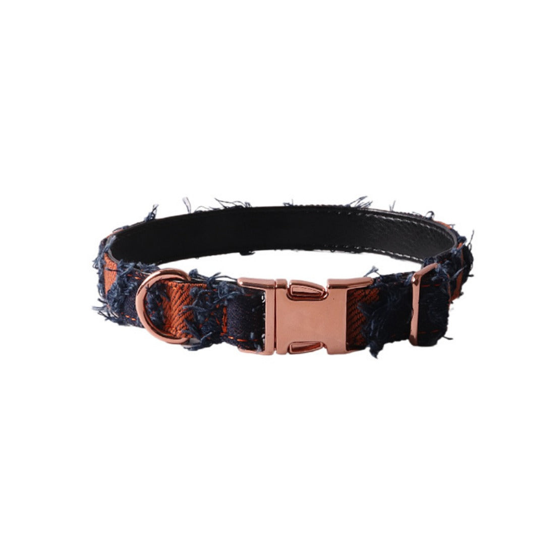 Loofie - Denim Color-Block Pet Collar