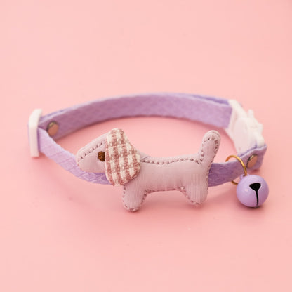 Mokka - Puppy Motif Bell Cat Collar
