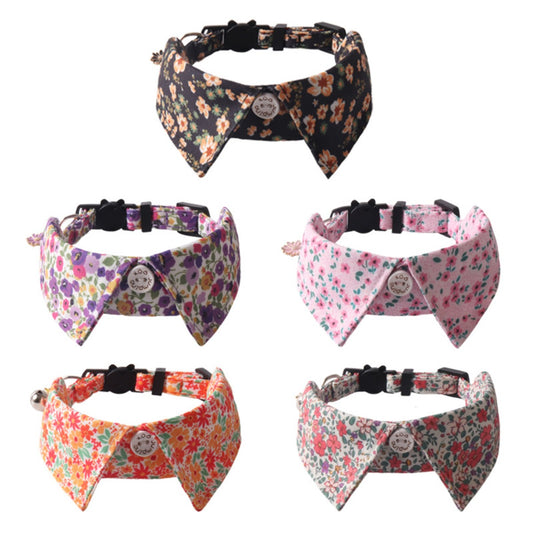 Mokka - Floral Chic Cat Collar