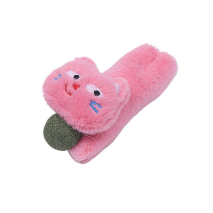 Moo - Fuzzy Cat-Shaped Plush Cat Toy