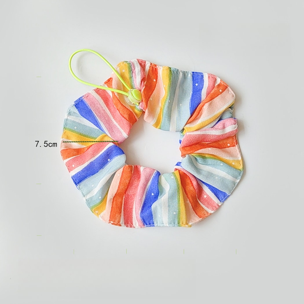 Mokka - Rainbow Stripe Cartoon Pet Bib