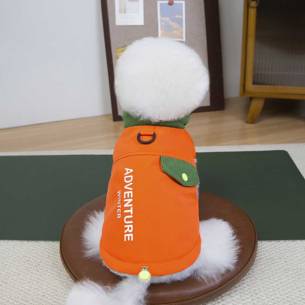 Ozzie - Adventure Letter Print Dog Winter Coat