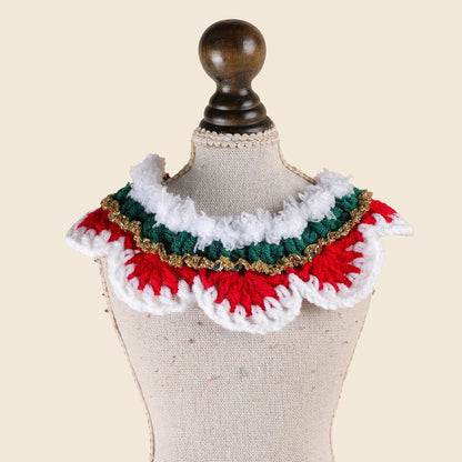 Mokka - Christmas Crochet Layered Pet Collar