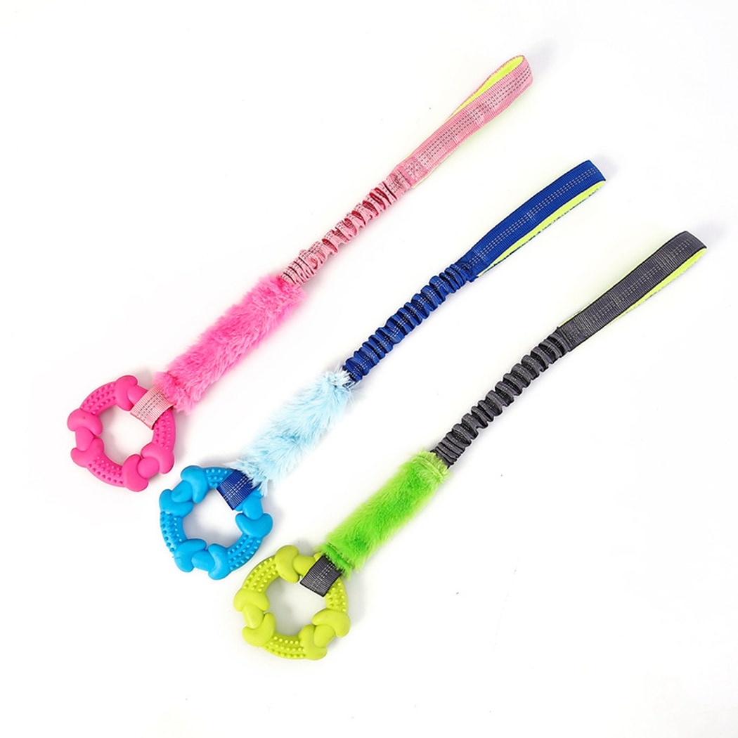 Petkin - Interactive Ring Tug Dog Rope Toy