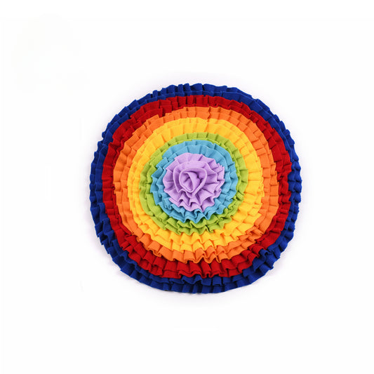 Rainbow Pet Slow Feed Snuffle Mat