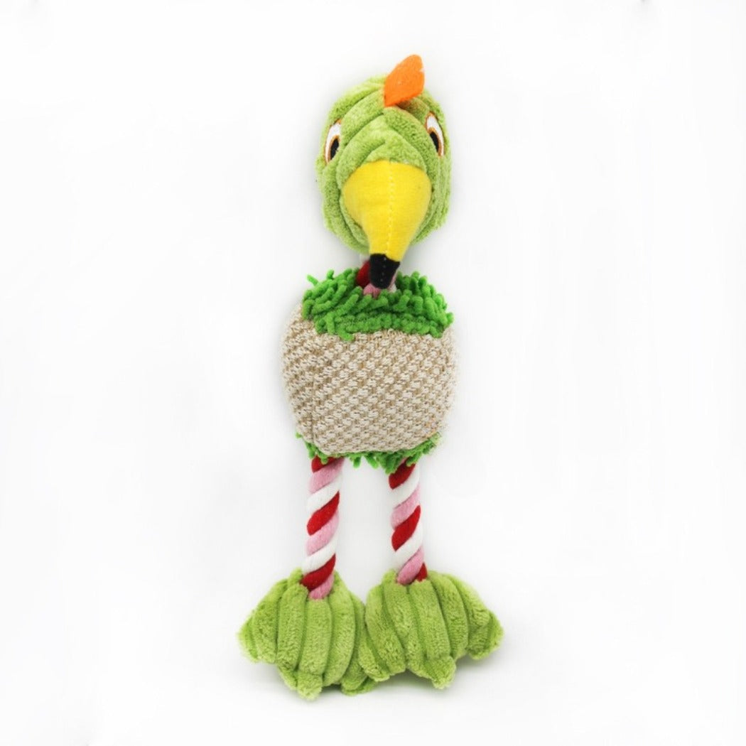 Petkin – Tropical Bird Rope Toy